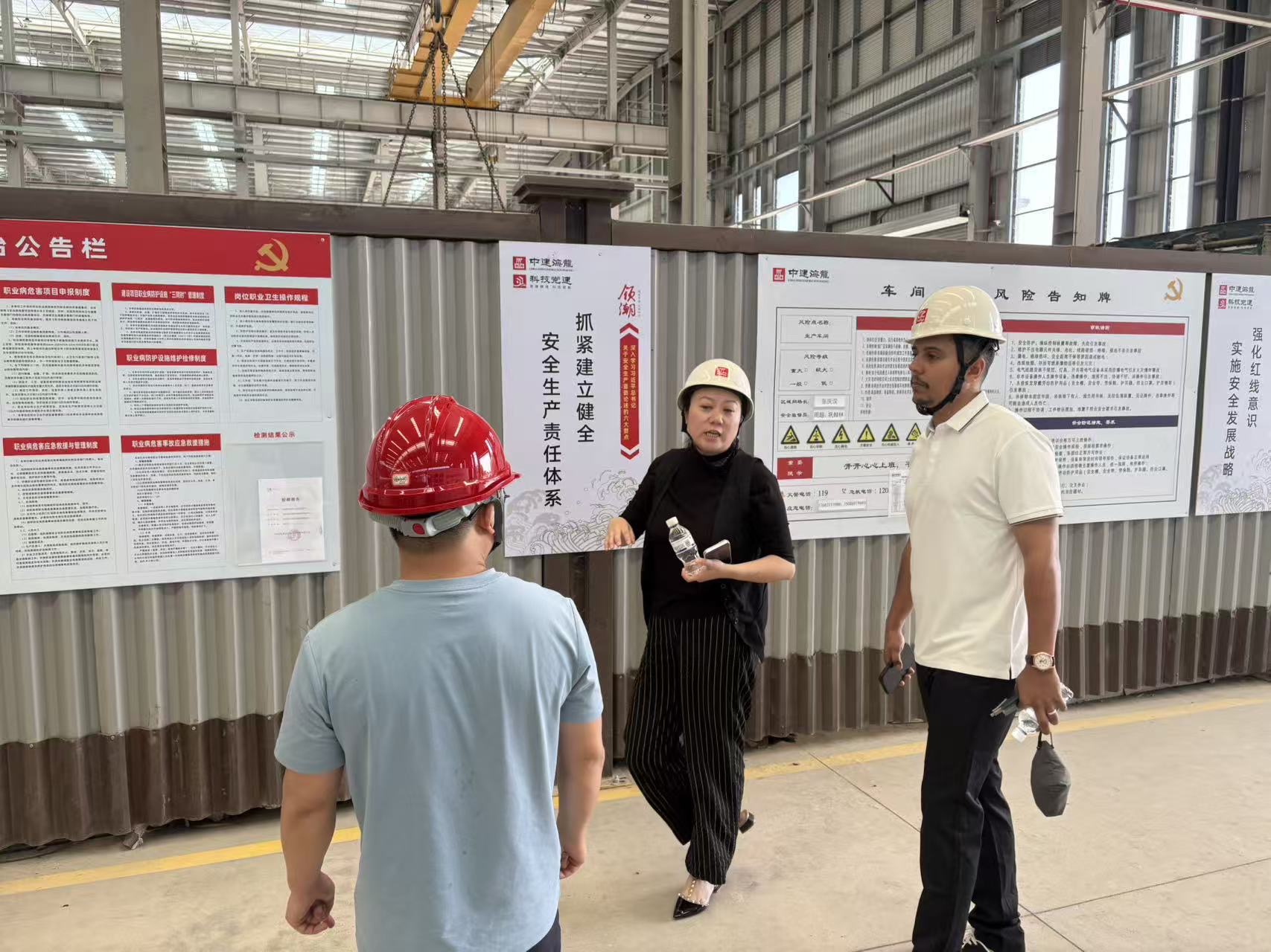 Hamza Balakbiyech during a manufacturer facility assessment in China
